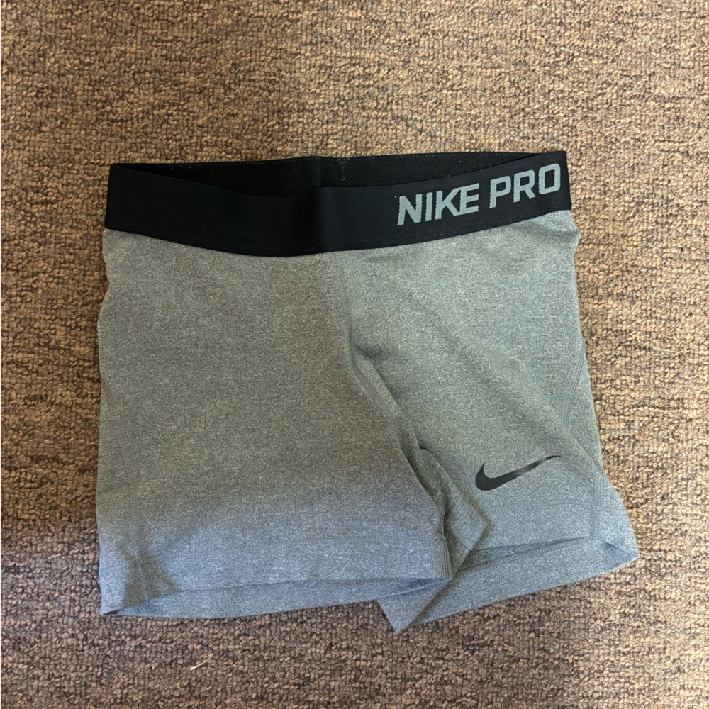 Gray Nike Pros - Size Small